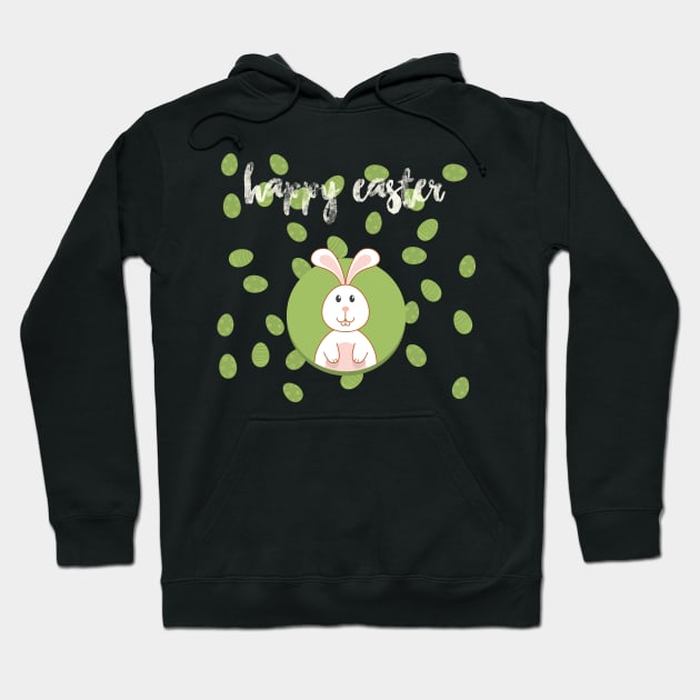 Happy Easter With Bunny Hoodie by MonkeyBusiness